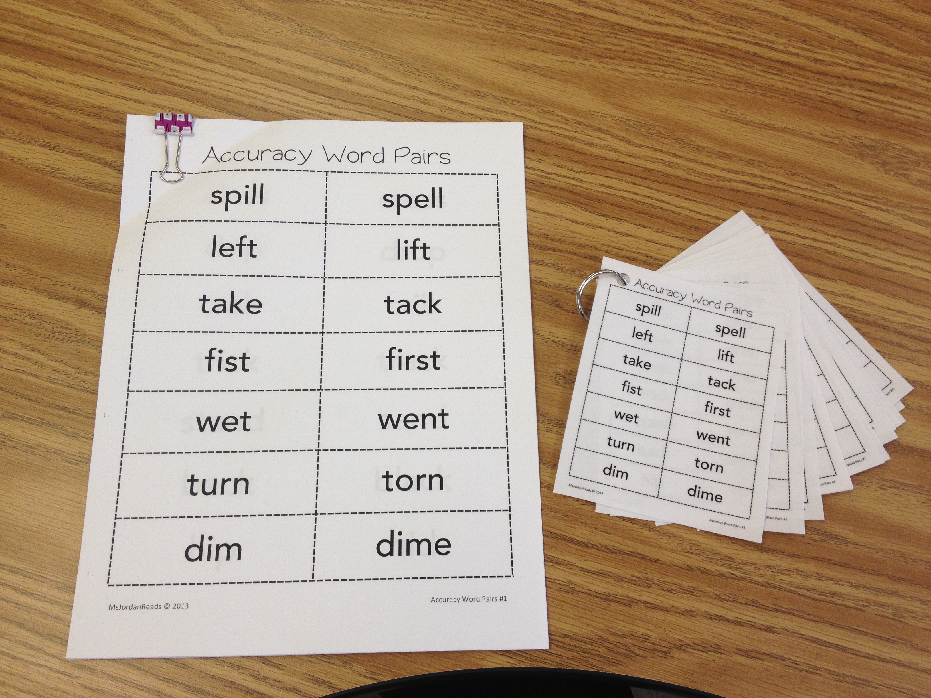 practicing-accuracy-using-similar-word-pairs-msjordanreads