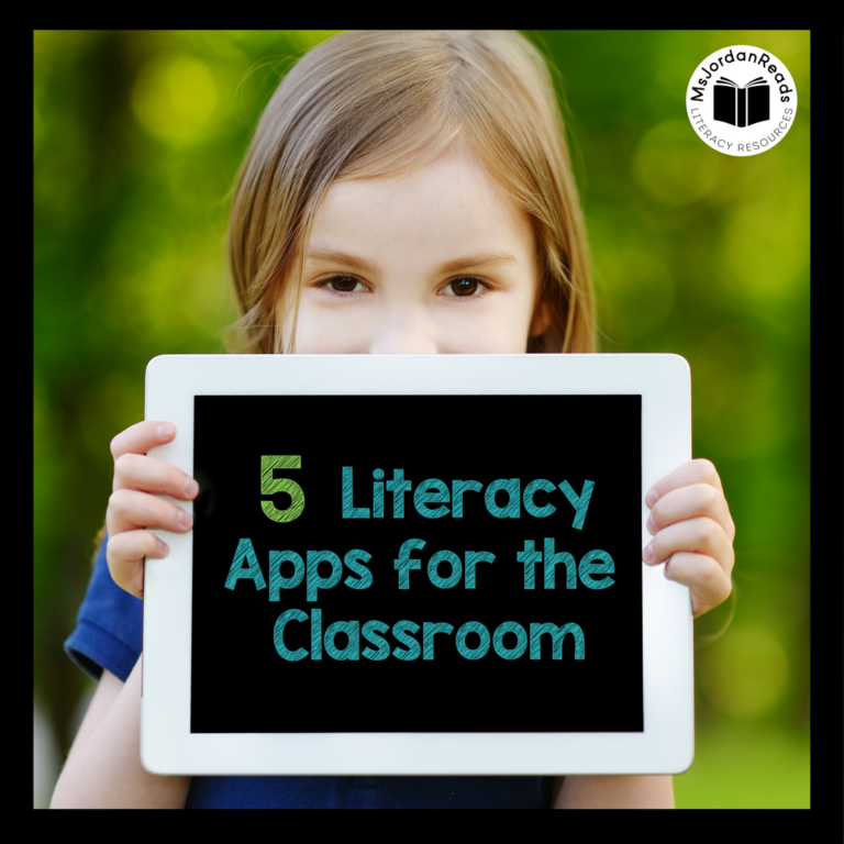 Five of My Favorite Literacy iPad Apps | Some of my favorite reading and writing iPad apps for the classroom.