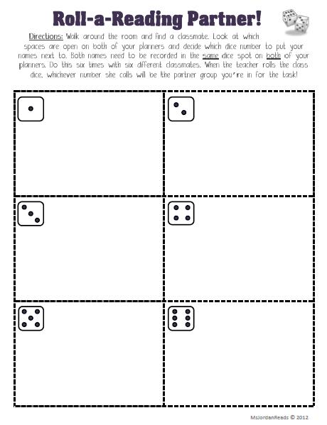 Roll-a-Dice Literacy Fun - MsJordanReads