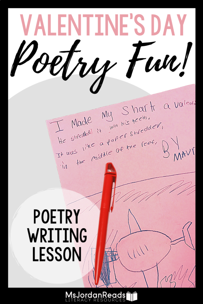 Valentine's Day Poetry Writing Activity