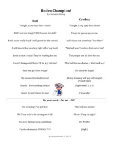 A Free Partner Poem from MsJordanReads | This poem is a back-and-forth, readers theater-style poem for two voices to practice fluency!