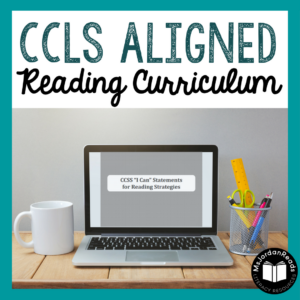 CCLS-Aligned Reading Curriculum | A blog post sharing free resources for aligning your ELA curriculum with the Common Core standards for Reading, Writing, and Fluency! 