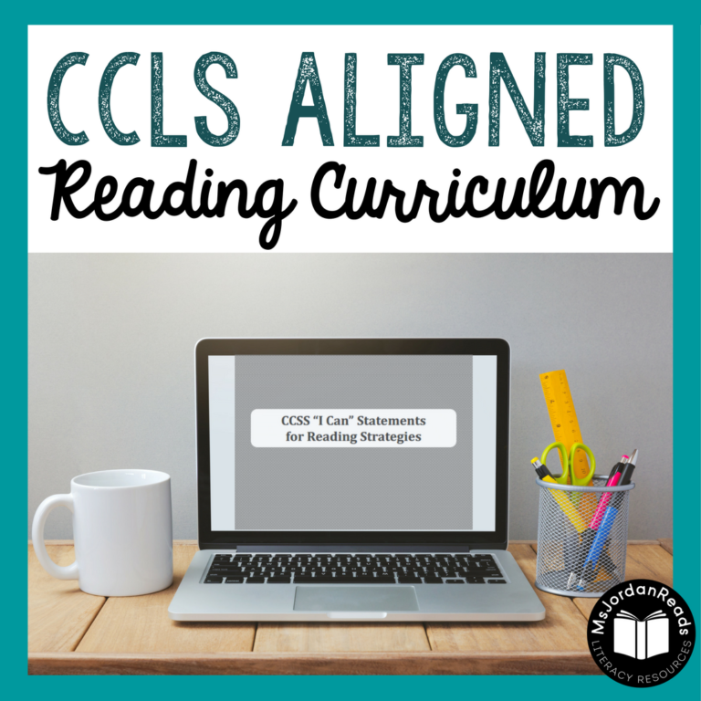 CCLS-Aligned Reading Curriculum | A blog post sharing free resources for aligning your ELA curriculum with the Common Core standards for Reading, Writing, and Fluency!