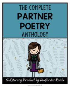 The Complete Partner Poetry Anthology | Partner Poems for Every Month! You can print them or read them digitally on iPads! 