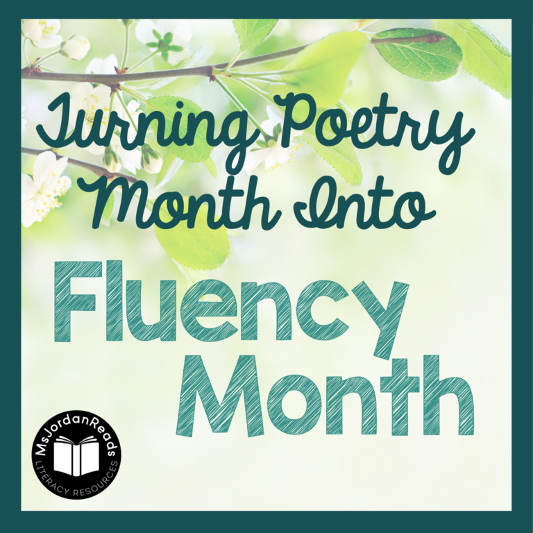 Turning poetry month into fluency month! | Ideas for performing poetry and practicing fluency!