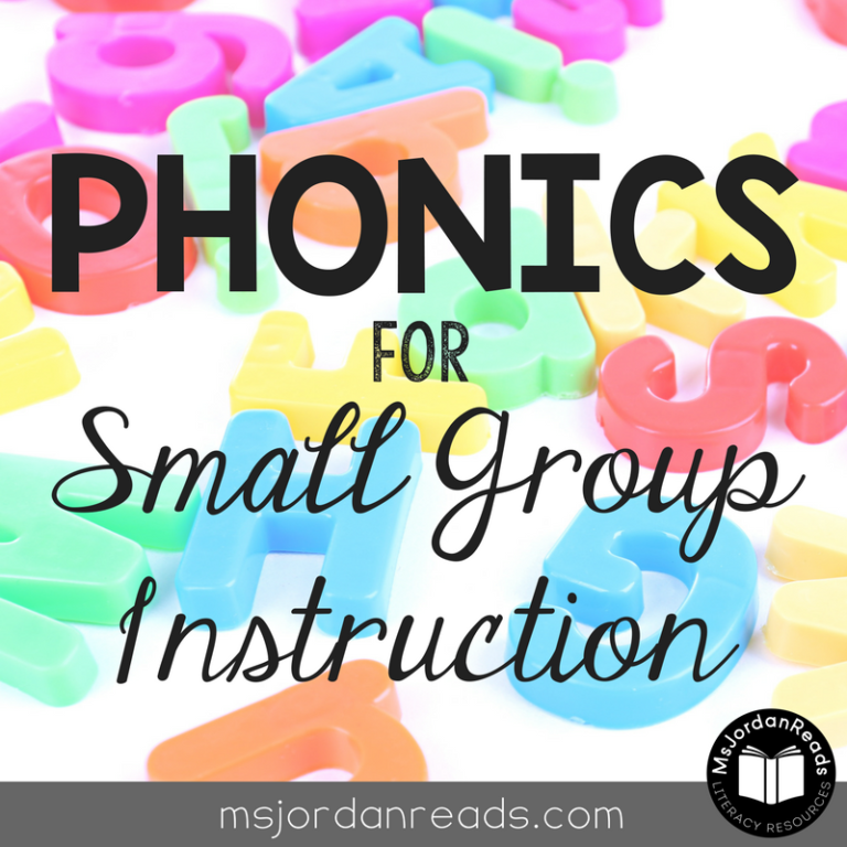 Phonics for Small Group Instruction | A blog post by @MsJordanReads for teaching phonics with your intervention or reading groups