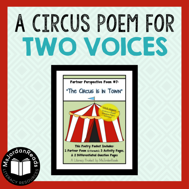 Interactive partner poem to increase reading fluency in the classroom. Learn more about this literacy resource and the comprehension activities included.