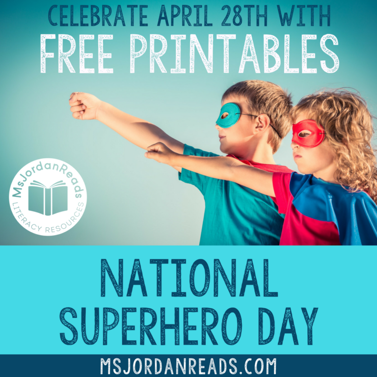 Classroom Activities for National Superhero Day | Celebrate your inner superhero with printable class books, bulletin board displays, masks, bookmarks, and read-alouds! | Free Printables | Freebies | Character Traits