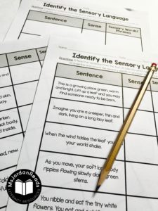 Teaching Sensory Language with Mentor Texts -- Where Butterflies Grow | A mentor text lesson with sensory language activities, anchor charts, guiding questions, and free printables for your literacy lesson