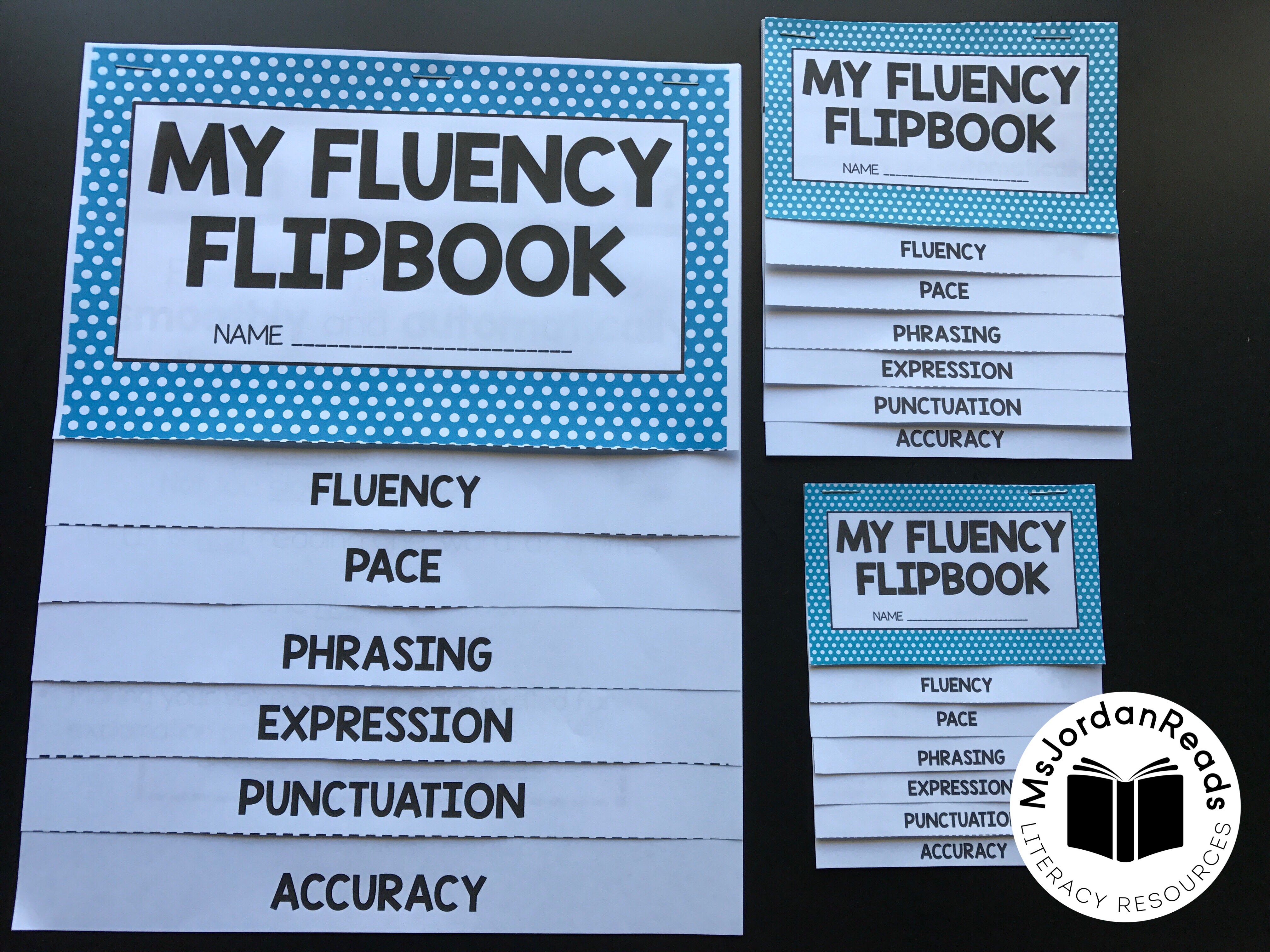 Fluency Flipbooks For The Classroom - MsJordanReads