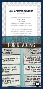 Growth Mindset for Reading | Ideas and resources for promoting a Growth Mindset with your reading groups in the classroom. Help your students develop a more positive, confident attitude toward reading using this resource. | Introduce Growth Mindset with a FREE original poem. Suggested activities include discussion questions, fix-up sentences, growth vs. fixed mindset sort, and student surveys.