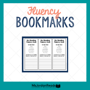 Fluency Bookmarks