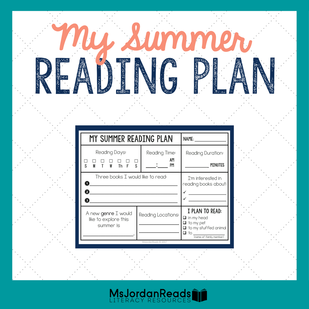 My Summer Reading Plan MsJordanReads
