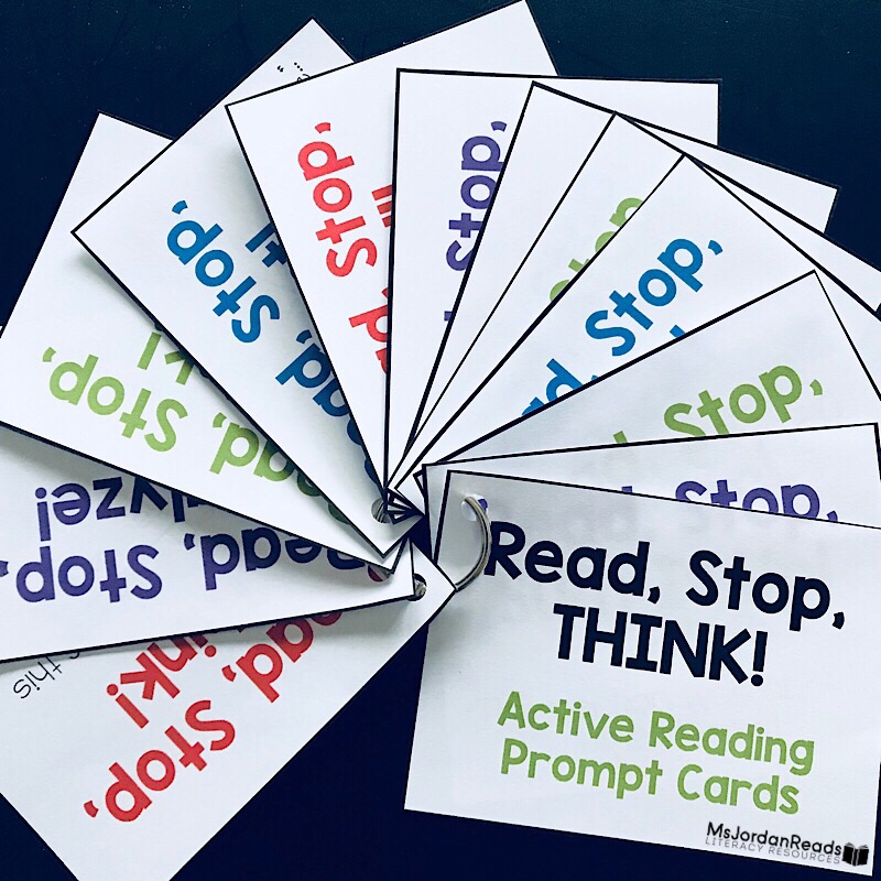 Active reading is the process of analyzing and reflecting while you are reading a text. These student prompt cards are perfect for reinforcing active reading comprehension skills in small groups, partners, or during independent reading time in the classroom.