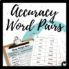Accuracy Word Pairs