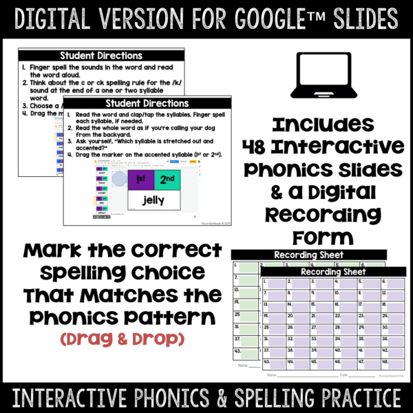 Clip-It Cards for Phonics and Spelling- Bundle - Image 4