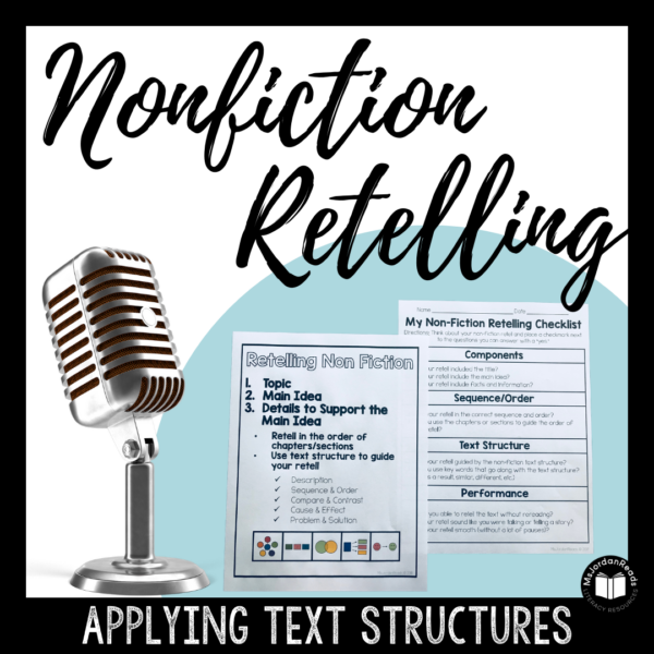 Retelling Informational Texts Using Nonfiction Text Structure | Comprehension