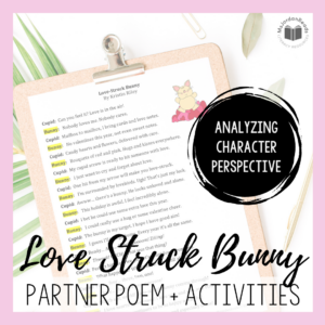 Love-Struck Bunny | Valentine's Day Partner Poem + Activities