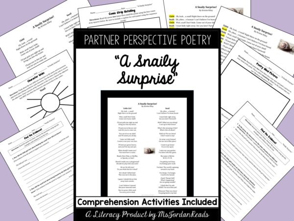 A Snaily Surprise | Partner Perspective Poem + Activities - Image 2