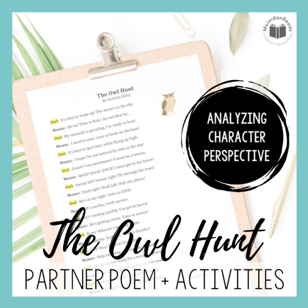 The Owl Hunt | Partner Poem + Activities