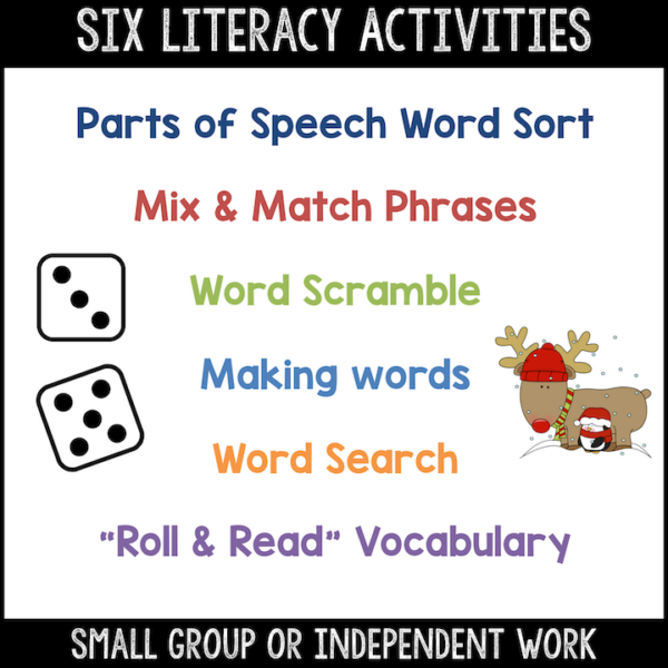 Christmas Word Work & Literacy Activities | Print & Digital | Google™ Slides - Image 4