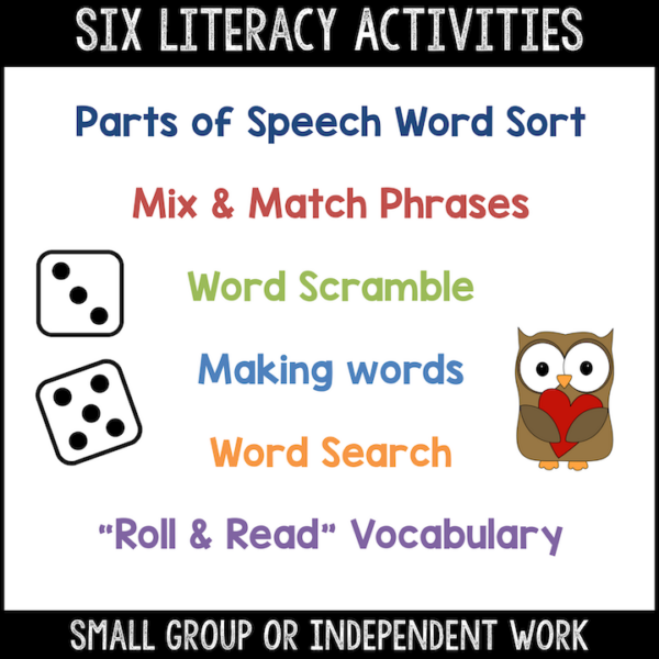 Valentine's Day Word Work & Literacy Activities | Print & Digital | Google™ Slides - Image 4