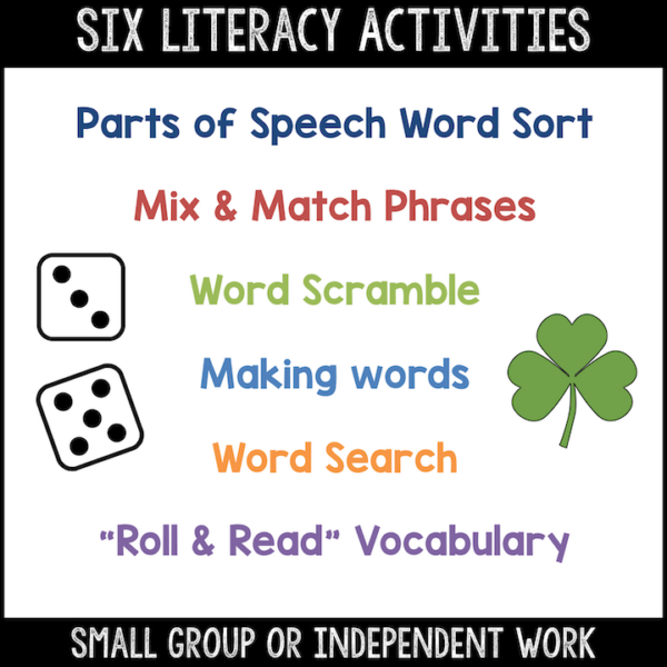 St. Patrick's Day Word Work & Literacy Activities | Print & Digital | Google™ Slides - Image 4