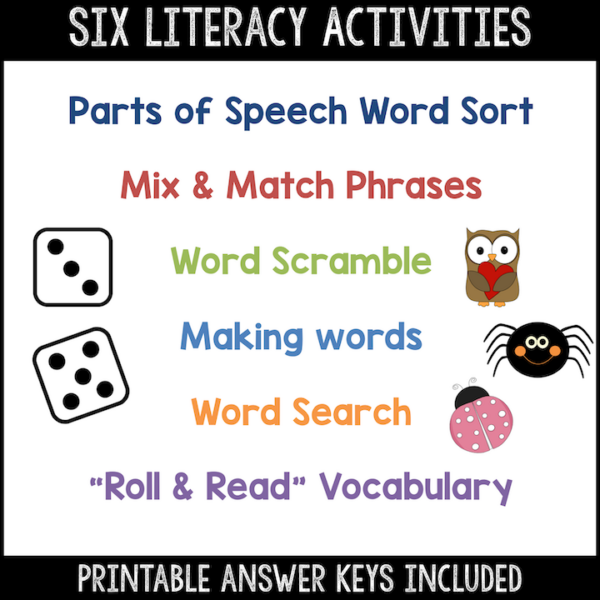 Holiday Word Work & Literacy Activity Bundle | Print & Digital | Google™ Slides - Image 3