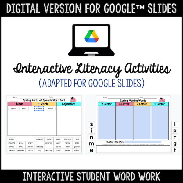 Holiday Word Work & Literacy Activity Bundle | Print & Digital | Google™ Slides - Image 4