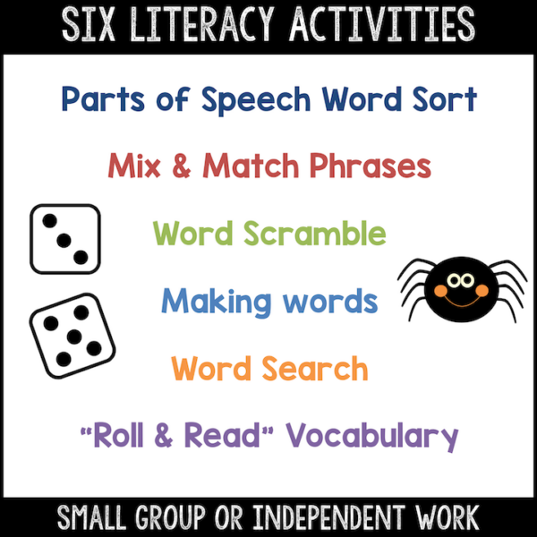 Halloween Word Work & Literacy Activities | Print & Digital | Google™ Slides - Image 4