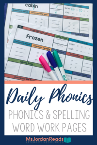 Daily Phonics Phonics + Spelling Activity