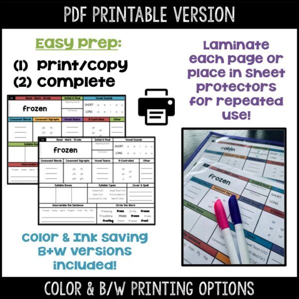 Daily Phonics Word Work | January-February | PRINT + DIGITAL | Google™ Slides - Image 3