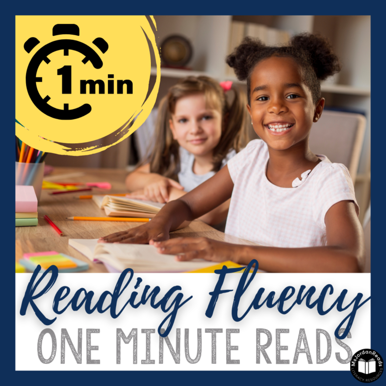 One Minute Fluency Assessments - MsJordanReads