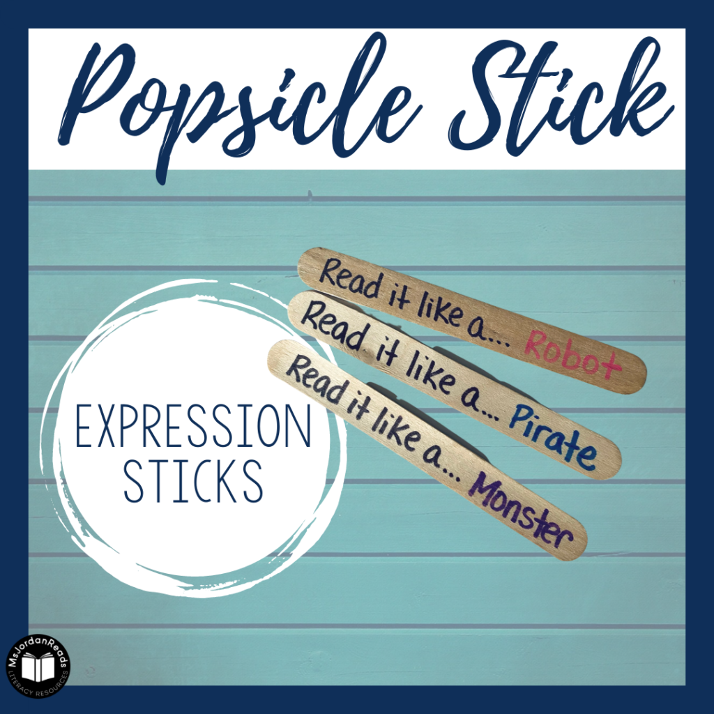 Expression Sticks - Popsicle Sticks for Small Group Reading