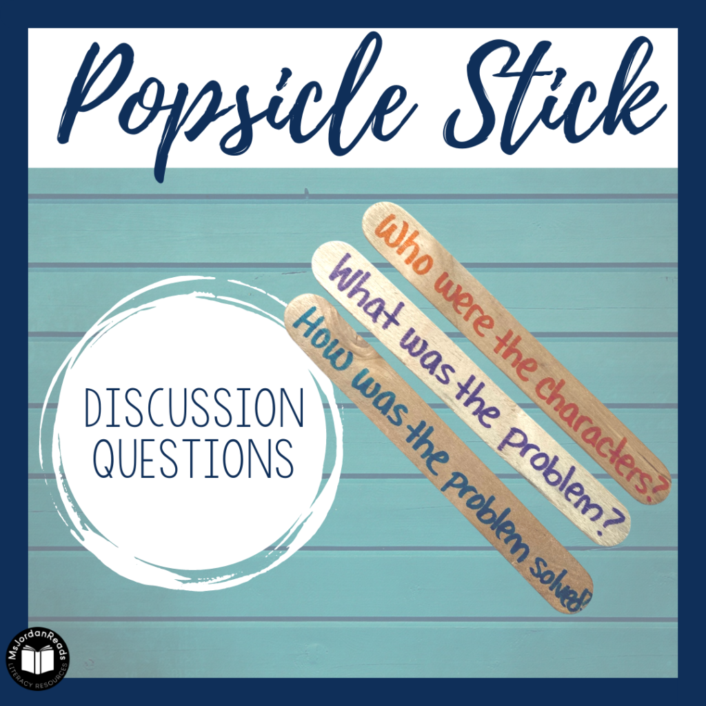 Discussion Questions - Popsicle Sticks for Small Group Reading