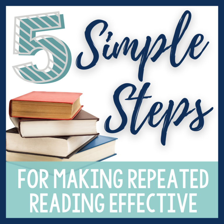 Fluency Five - Five Simple Steps for Repeated Reading