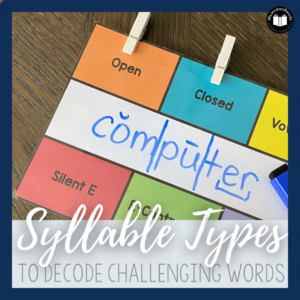 Syllabe Types to Decode Challenging Words