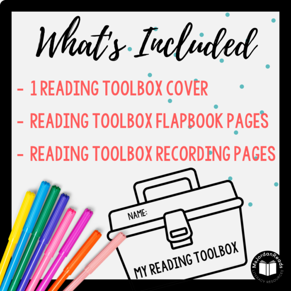 My Reading Toolbox | Reading Strategy Recording Pages + Flap Book - Image 2